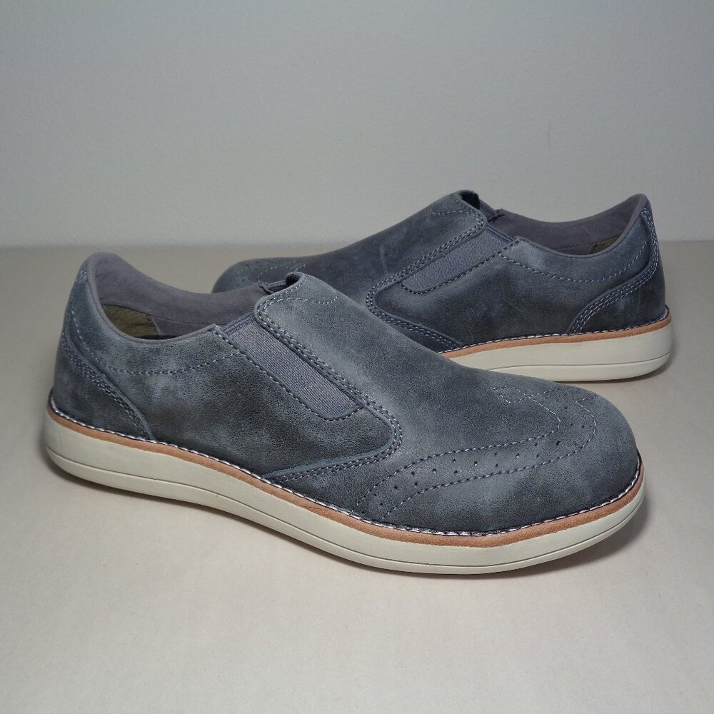 WORX by Red Wing Size 8 Wide ZINC STEEL-TOE Gray New Women's Slip On Work Shoes